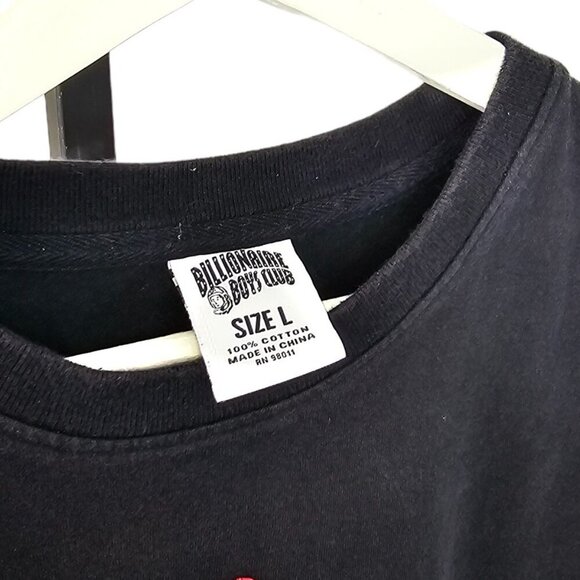 Billionaire Boys Club Flock  Shuttle Short Sleeve T-Shirt Black Size Large - Picture 5 of 8